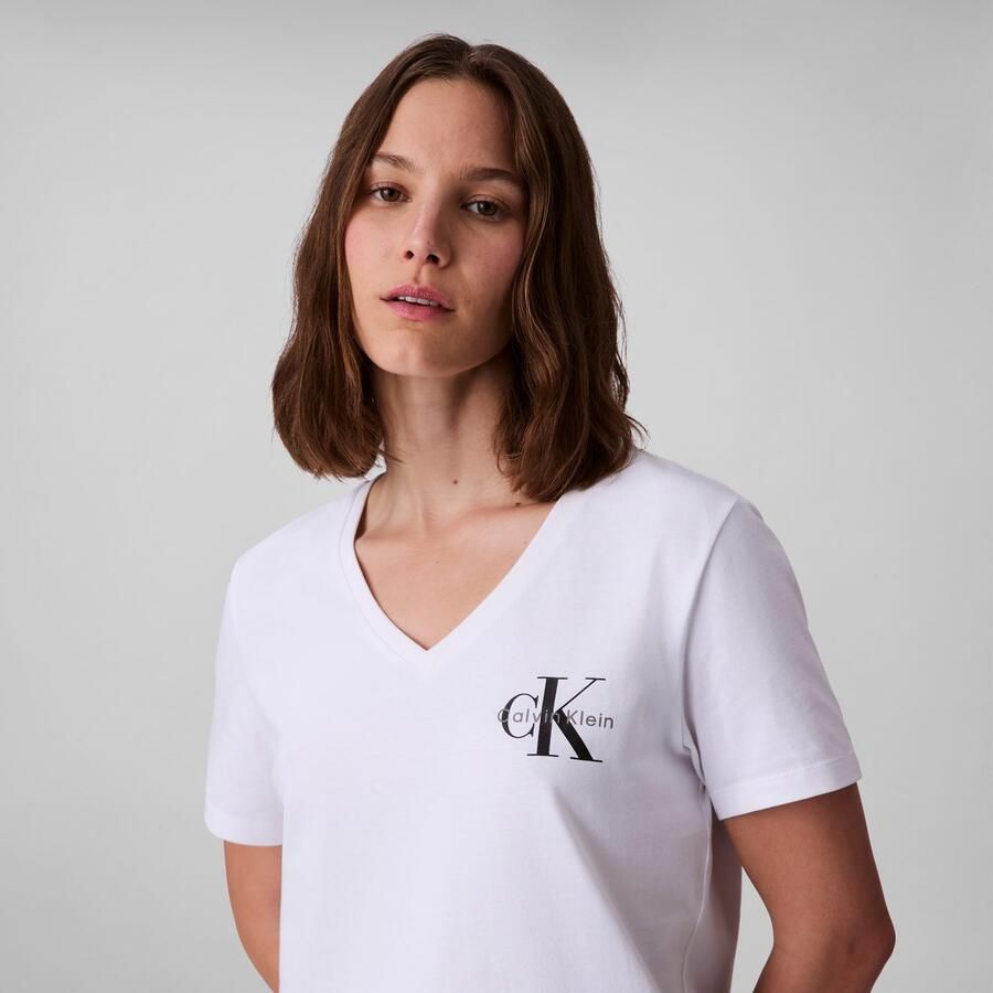 Calvin Klein T-shirt Met V-hals (2-delig Set van 2)