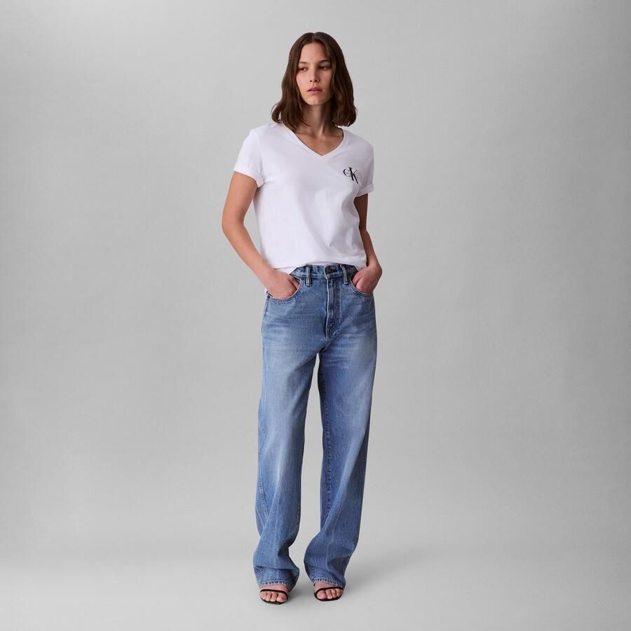 Calvin Klein T-shirt Met V-hals (2-delig Set van 2) - Foto 2