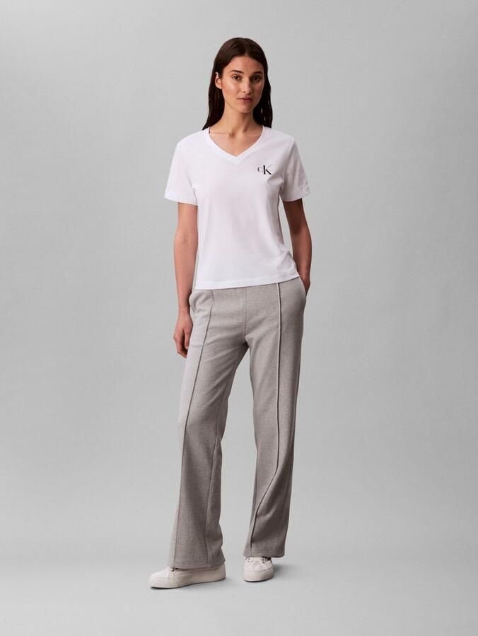 Calvin Klein Jeans T-shirt met labelprint in een set van 2 stuks - Foto 6