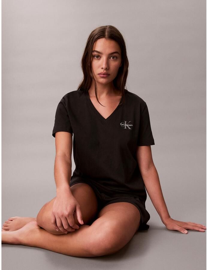 Calvin Klein T-shirt Met V-hals (2-delig Set van 2)