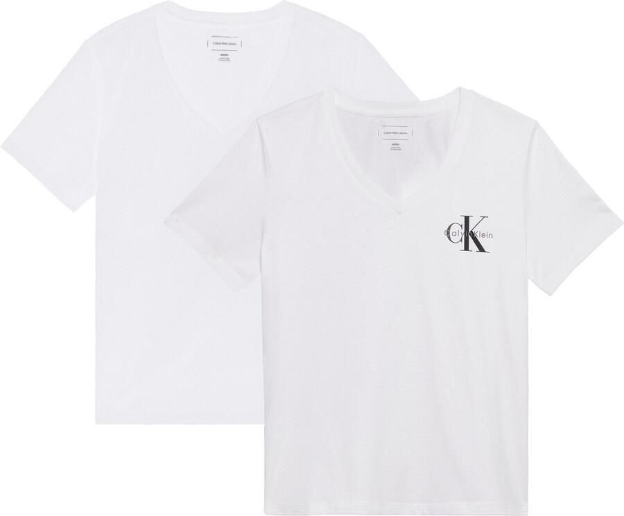 Calvin Klein T-shirt Met V-hals (2-delig Set van 2) - Foto 5