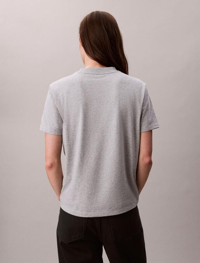 Calvin Klein Jeans T-shirt met labelprint in een set van 2 stuks - Foto 5