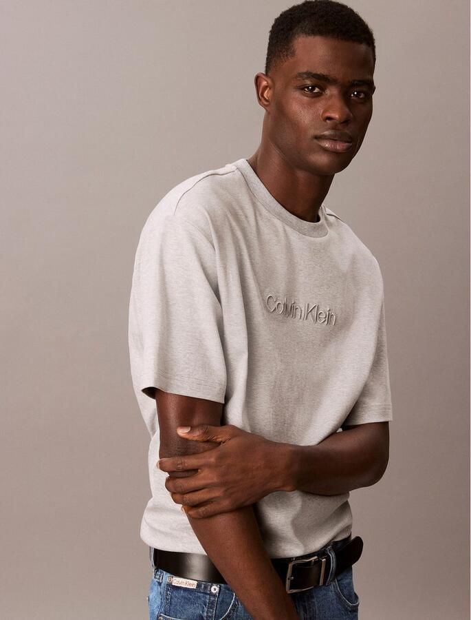 Calvin Klein T-shirt A Rel Fashion Logo Tee - Foto 2