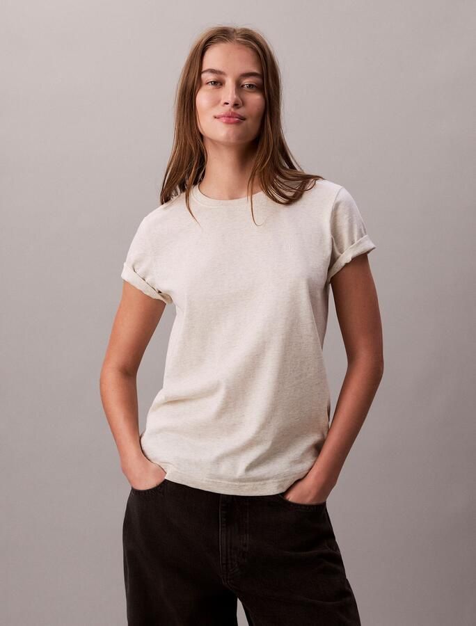 Calvin Klein T-shirt Met een ronde hals - Foto 5