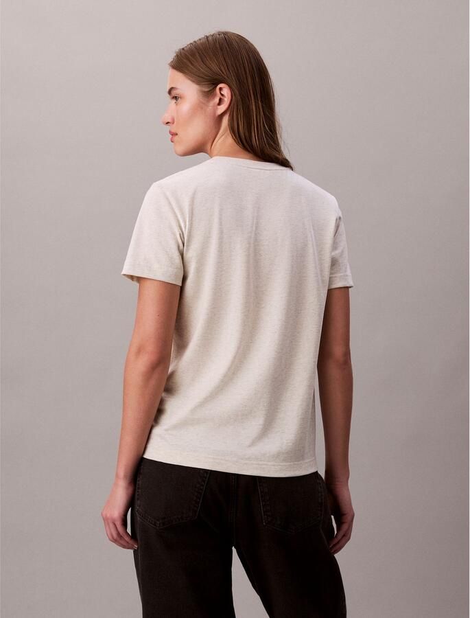 Calvin Klein T-shirt Met een ronde hals - Foto 4