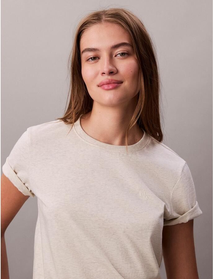 Calvin Klein T-shirt Met een ronde hals - Foto 3