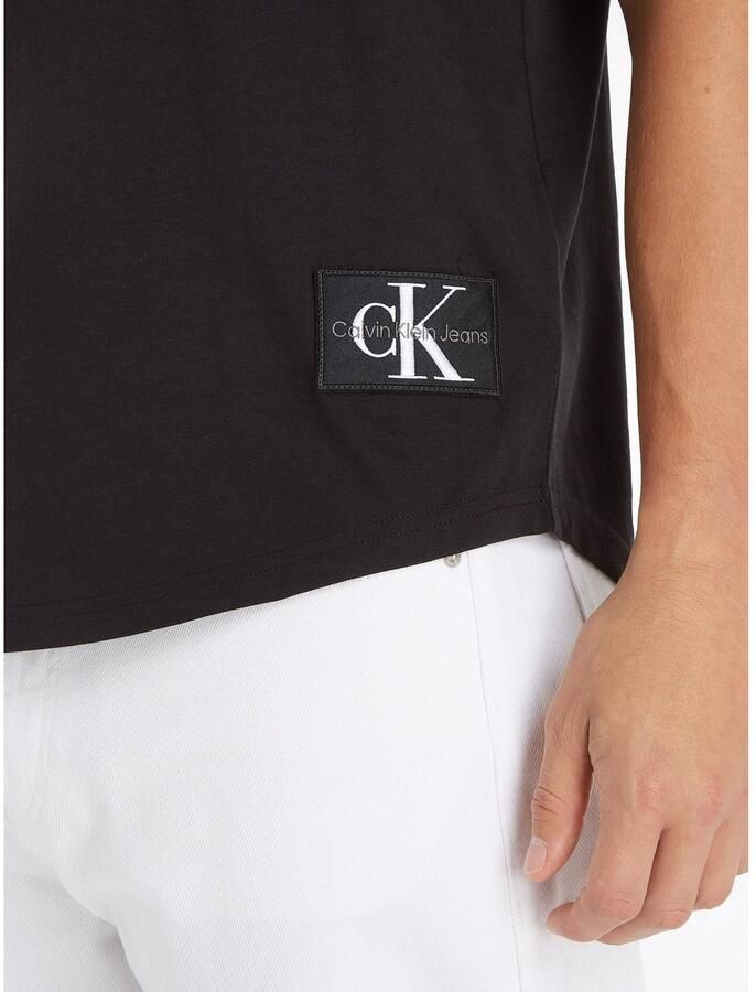 Calvin Klein Patch T-Shirt Les Noirs Black Heren - Foto 4