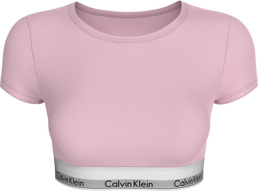 Calvin Klein T-shirt-bh T-SHIRT BRALETTE met een logo-opschrift - Foto 4