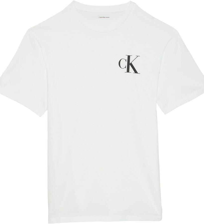Calvin Klein T-shirt Chest Logo regular fit ronde hals