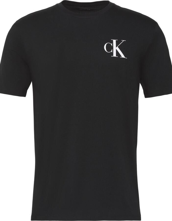 Calvin Klein T-shirt Chest Logo regular fit ronde hals
