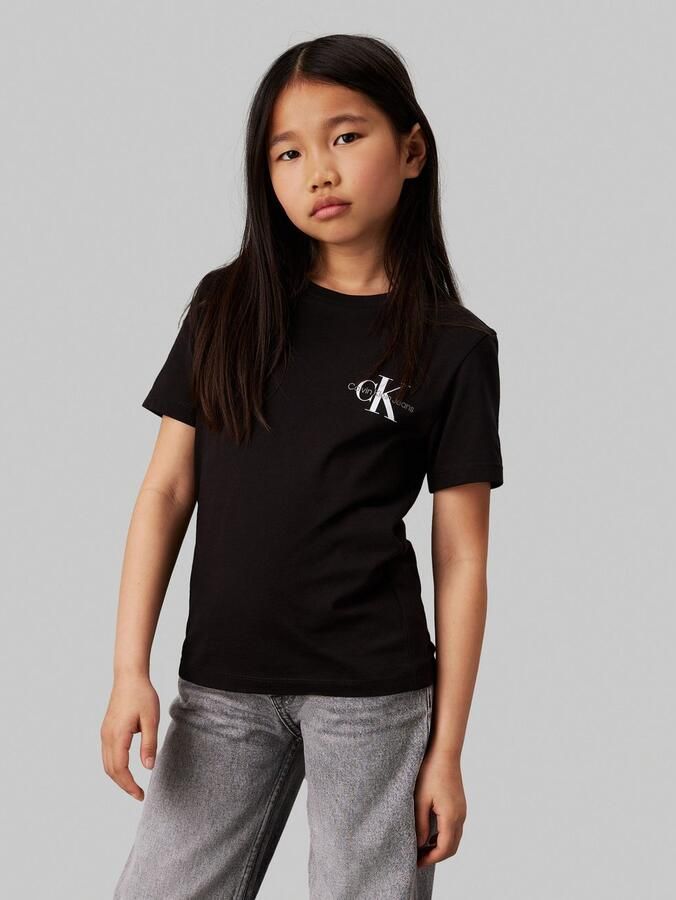 Calvin Klein T-shirt CHEST MONOGRAM T-SHIRT voor kinderen tot 16 jaar - Foto 3