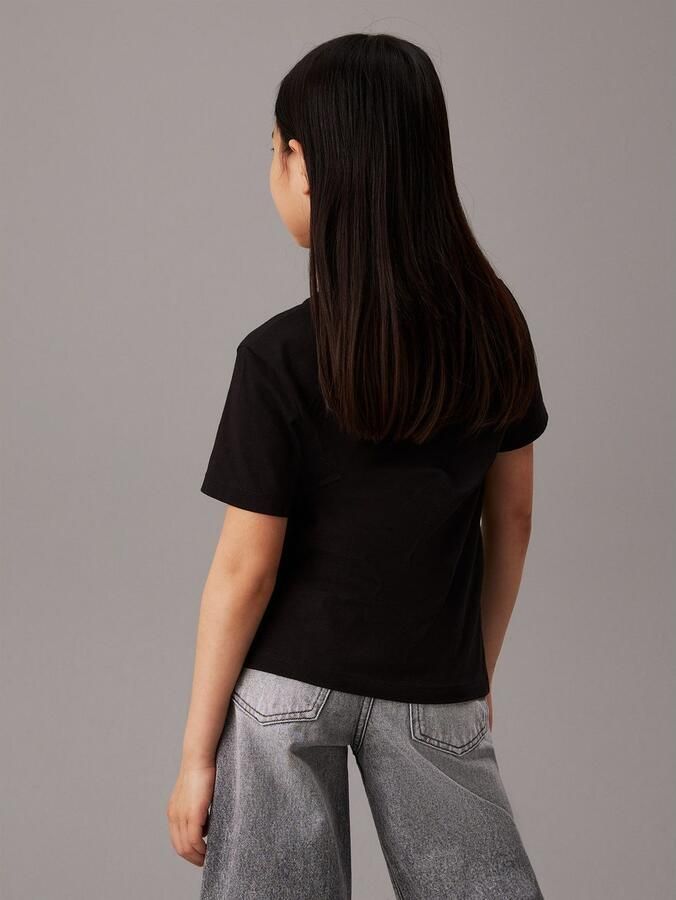 Calvin Klein T-shirt CHEST MONOGRAM T-SHIRT voor kinderen tot 16 jaar - Foto 4