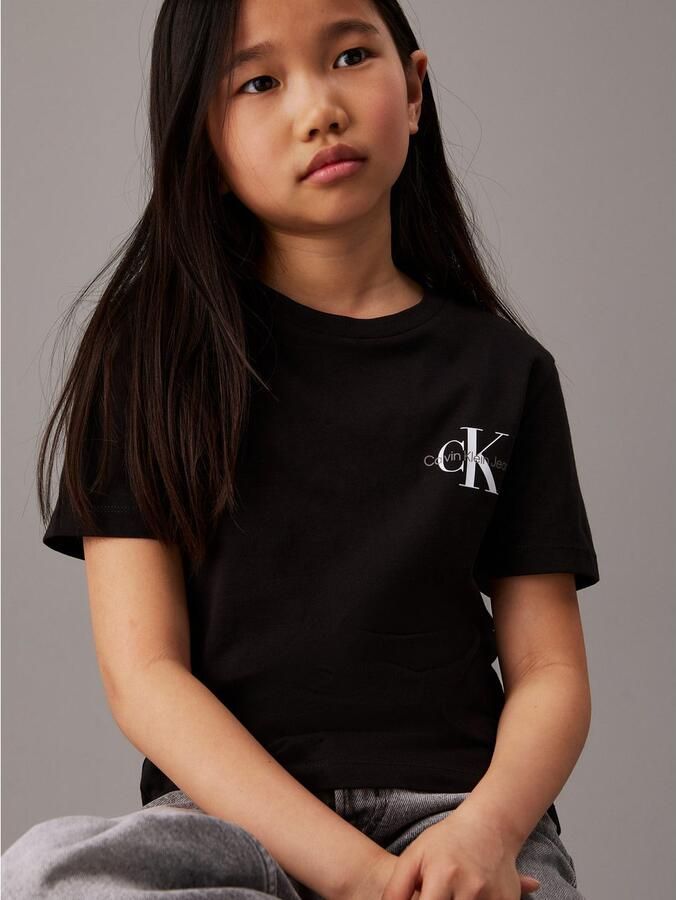 Calvin Klein T-shirt CHEST MONOGRAM T-SHIRT voor kinderen tot 16 jaar - Foto 5