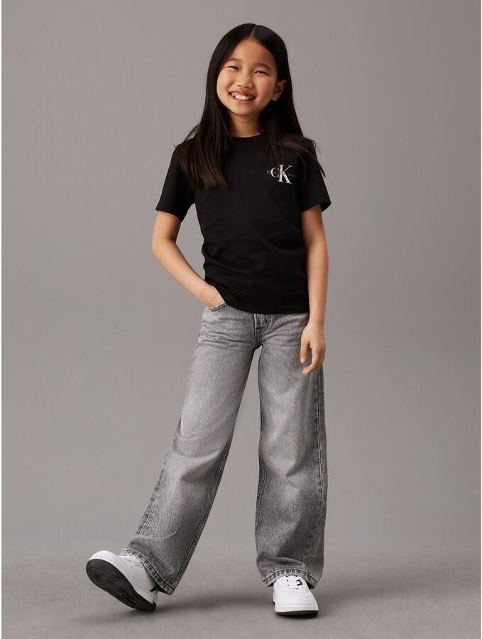 Calvin Klein T-shirt CHEST MONOGRAM T-SHIRT voor kinderen tot 16 jaar - Foto 2