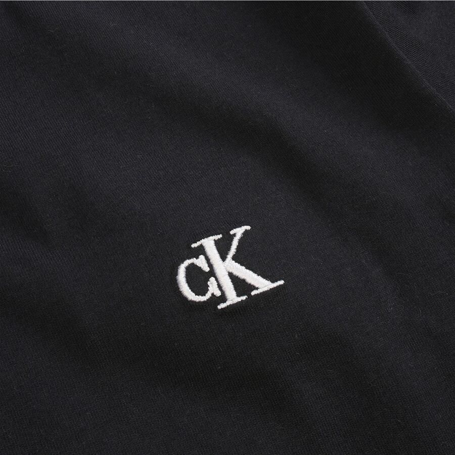 Calvin Klein T-shirt CK EMBROIDERY SLIM TEE met geborduurd ck-logo op borsthoogte - Foto 4