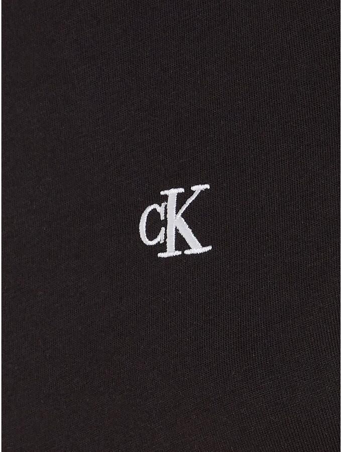 Calvin Klein T-shirt CK EMBROIDERY SLIM TEE met geborduurd ck-logo op borsthoogte - Foto 3