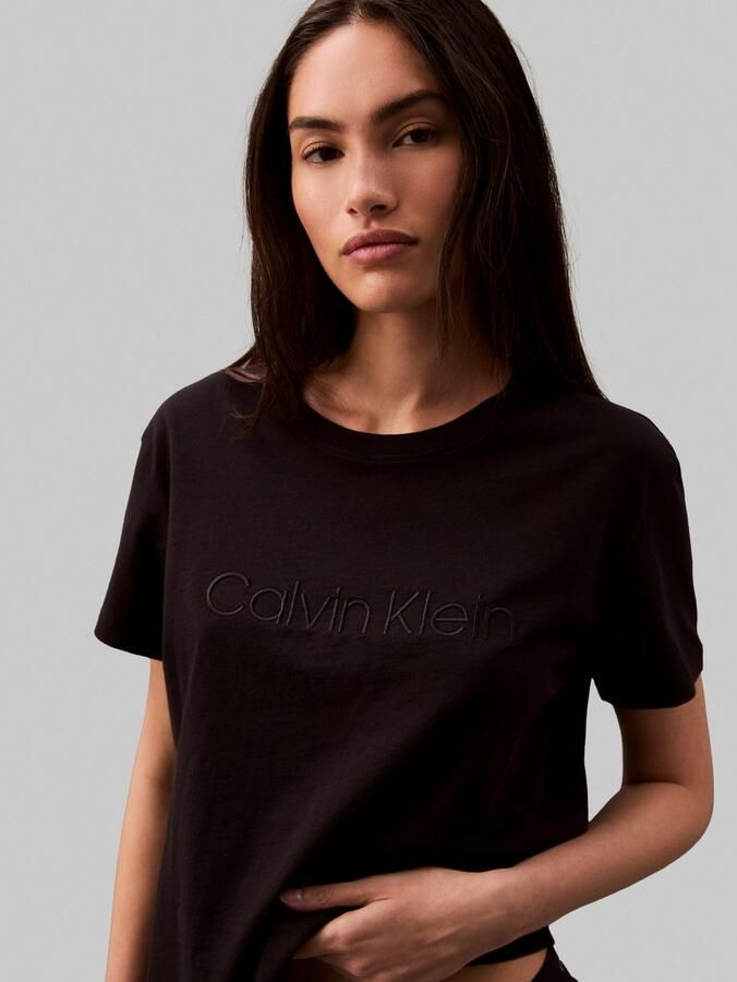 Calvin Klein T-shirt Classic 2 met logoborduursel - Foto 3
