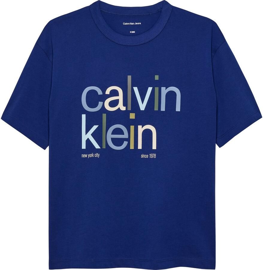 Calvin Klein T-shirt COLOR LOGO GRAPHIC SS T-SHIRT voor kinderen tot 16 jaar logo-opschrift - Foto 2