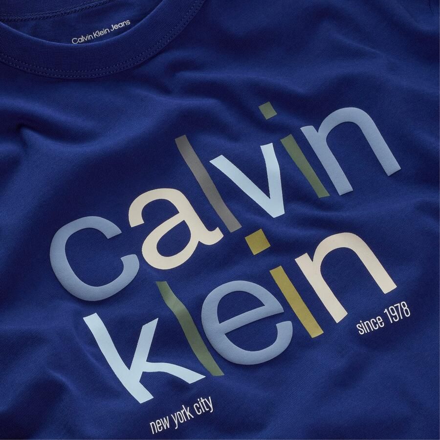 Calvin Klein T-shirt COLOR LOGO GRAPHIC SS T-SHIRT voor kinderen tot 16 jaar logo-opschrift - Foto 1