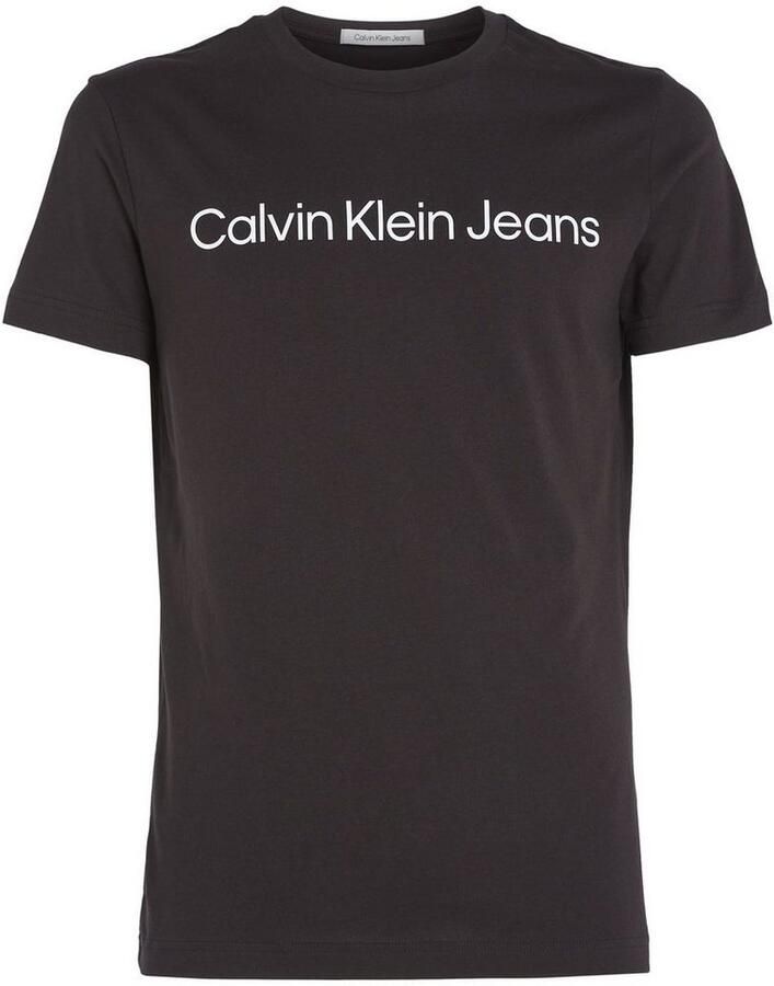 Calvin Klein Jeans Heren T-shirt Polo Herfst Winter Collectie Black Heren - Foto 3