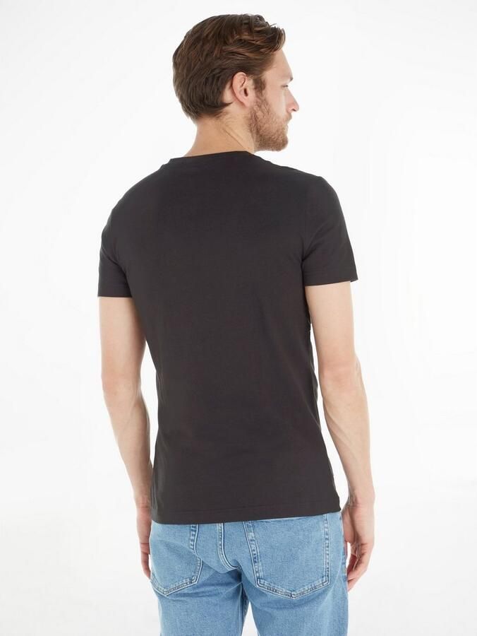 Calvin Klein Jeans Heren T-shirt Polo Herfst Winter Collectie Black Heren - Foto 7