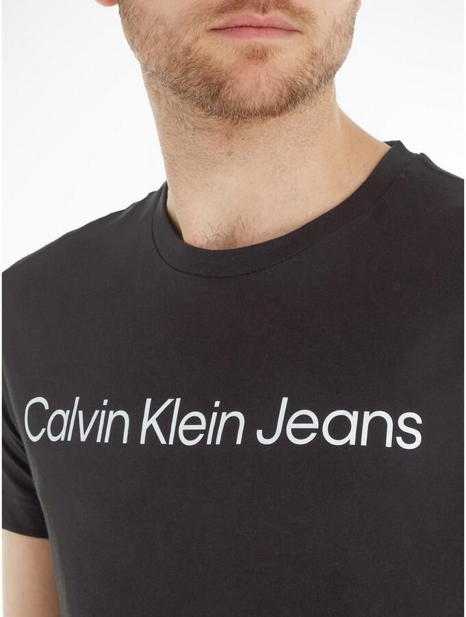 Calvin Klein Jeans Heren T-shirt Polo Herfst Winter Collectie Black Heren - Foto 5