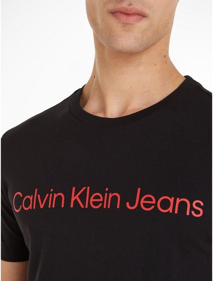 Calvin Klein Jeans Heren T-shirt Polo Herfst Winter Collectie Black Heren - Foto 3