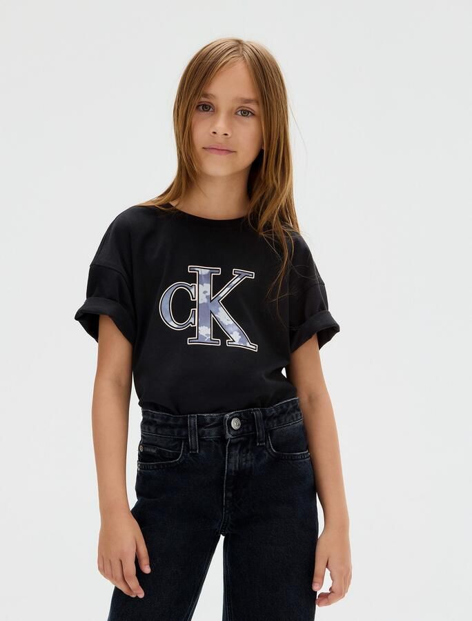 Calvin Klein T-shirt FILED IN MONOLOGO TEE voor kinderen tot 16 jaar coole logo-print - Foto 6