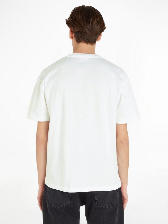 Calvin Klein regular fit T-shirt van katoen bright white - Foto 6