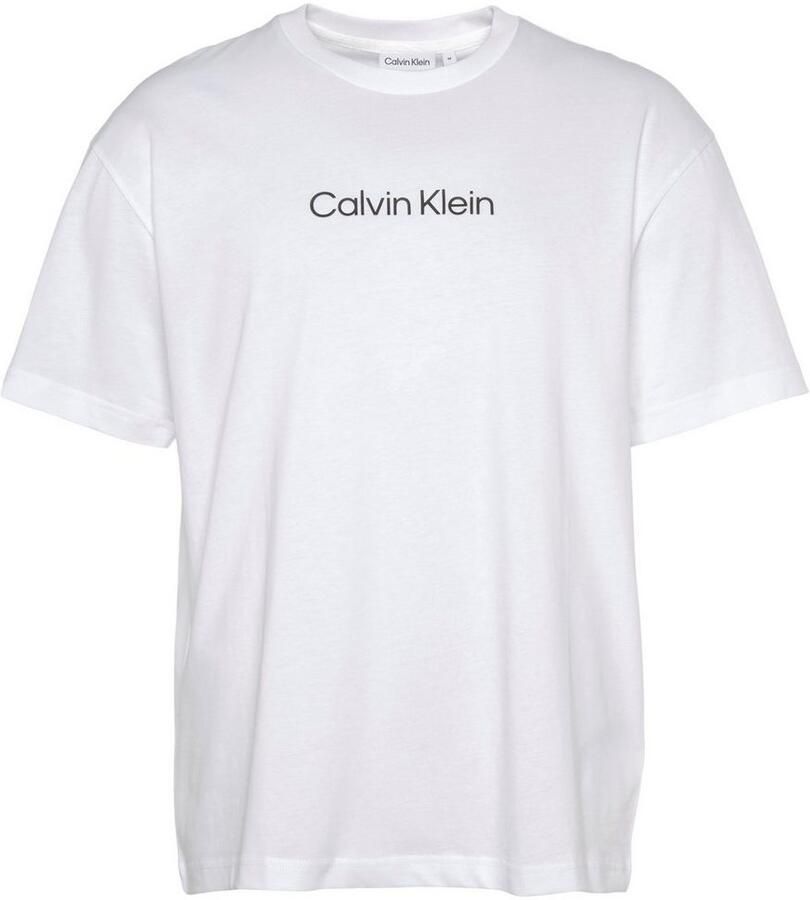 Calvin Klein regular fit T-shirt van katoen bright white - Foto 2
