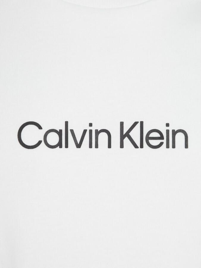 Calvin Klein regular fit T-shirt van katoen bright white - Foto 5