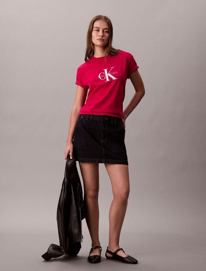 Calvin Klein T-shirt HERO SS CLASSIC MONOLOGO CNECK T - Foto 4