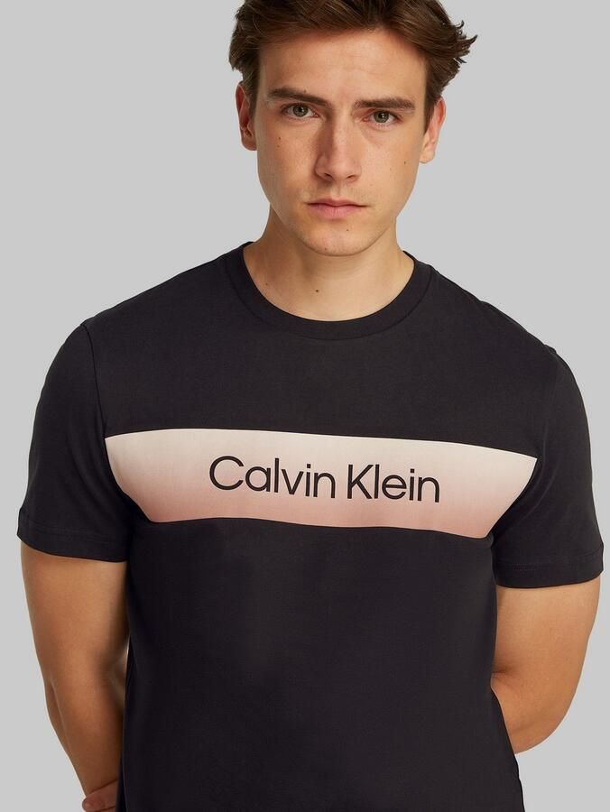 Calvin Klein T-shirt LINEAR OMBRE CHEST LOGO T-SHIRT - Foto 3