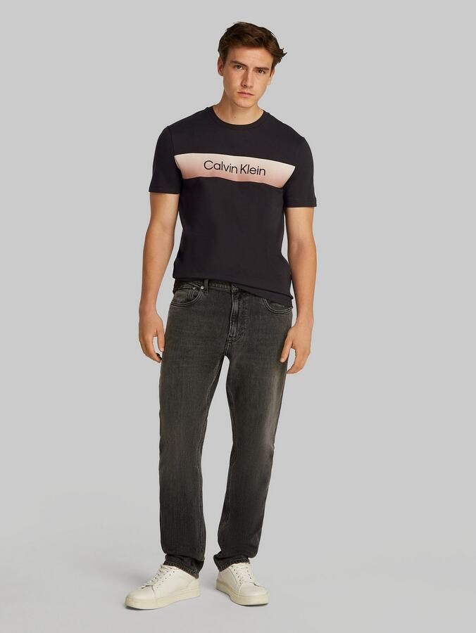 Calvin Klein T-shirt LINEAR OMBRE CHEST LOGO T-SHIRT - Foto 4