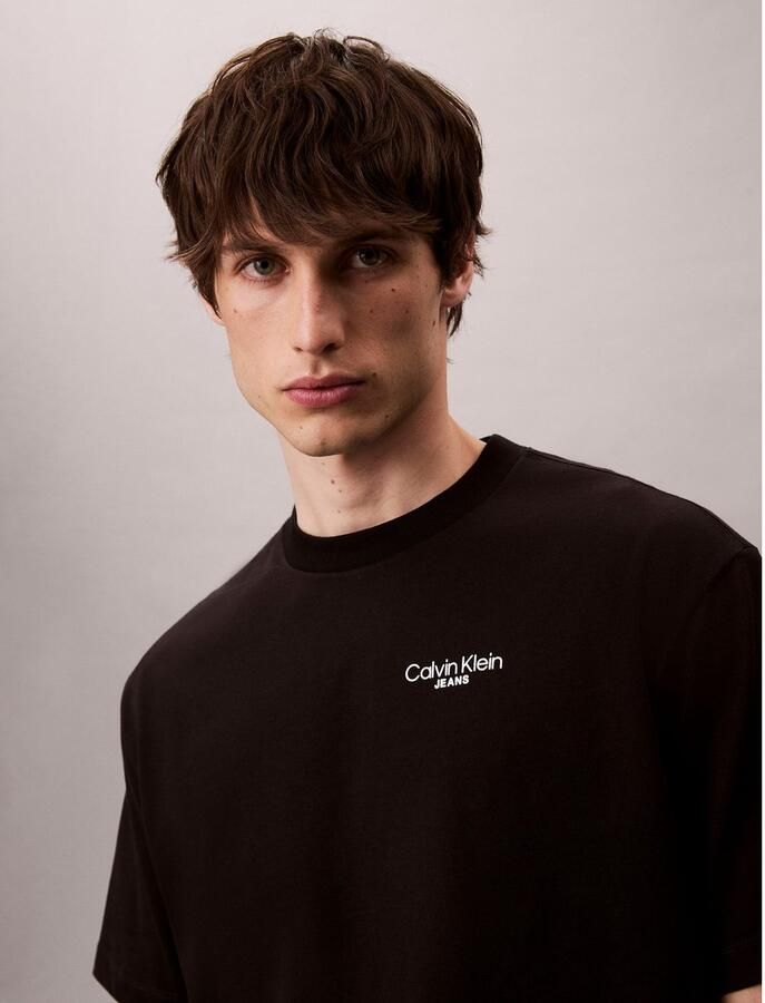 Calvin Klein T-shirt LOGO BACK PRINT T-SHIRT Met ronde hals regular fit - Foto 3