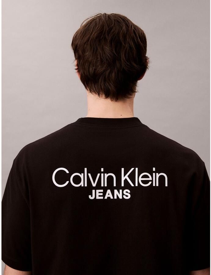 Calvin Klein T-shirt LOGO BACK PRINT T-SHIRT Met ronde hals regular fit - Foto 2