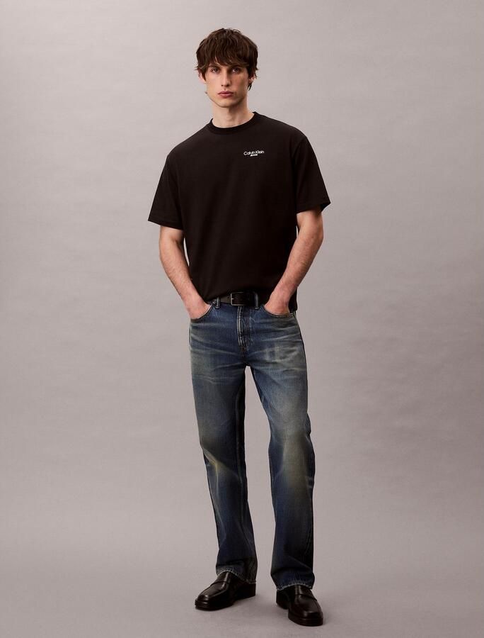 Calvin Klein T-shirt LOGO BACK PRINT T-SHIRT Met ronde hals regular fit - Foto 5