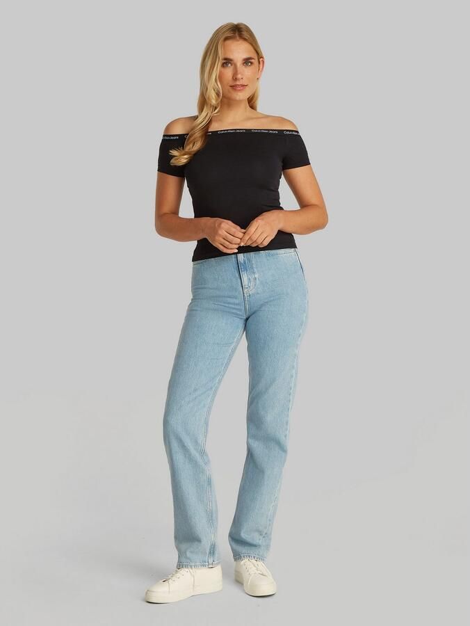 Calvin Klein Jeans Zwarte Top voor Stijlvolle Outfits Black Dames - Foto 5