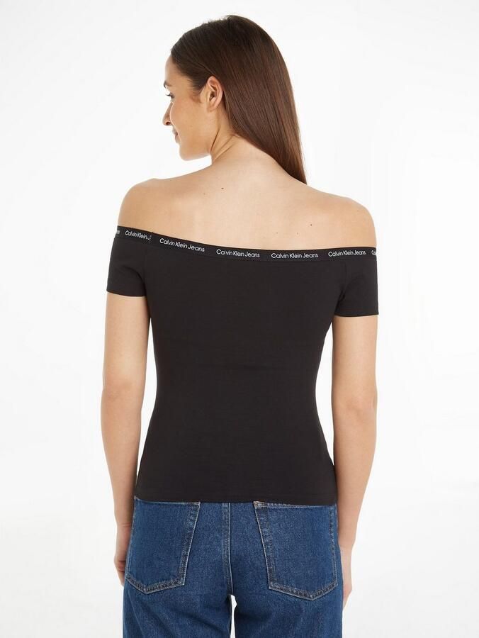 Calvin Klein Jeans Zwarte Top voor Stijlvolle Outfits Black Dames - Foto 6