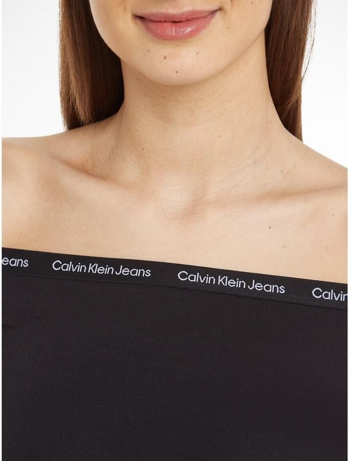 Calvin Klein Jeans Zwarte Top voor Stijlvolle Outfits Black Dames - Foto 4
