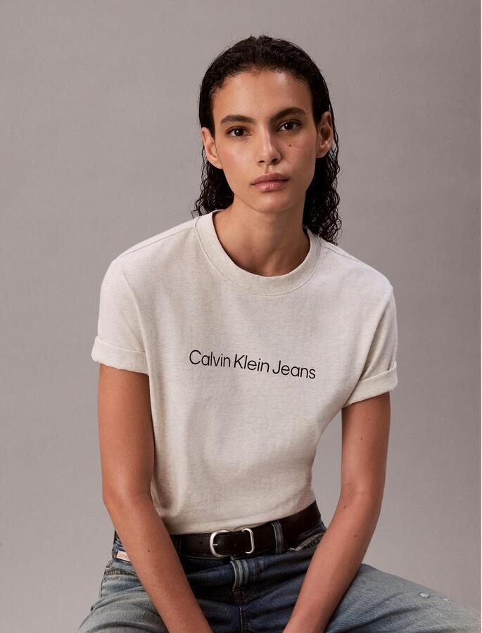Calvin Klein T-shirt met een logo-opschrift - Foto 2