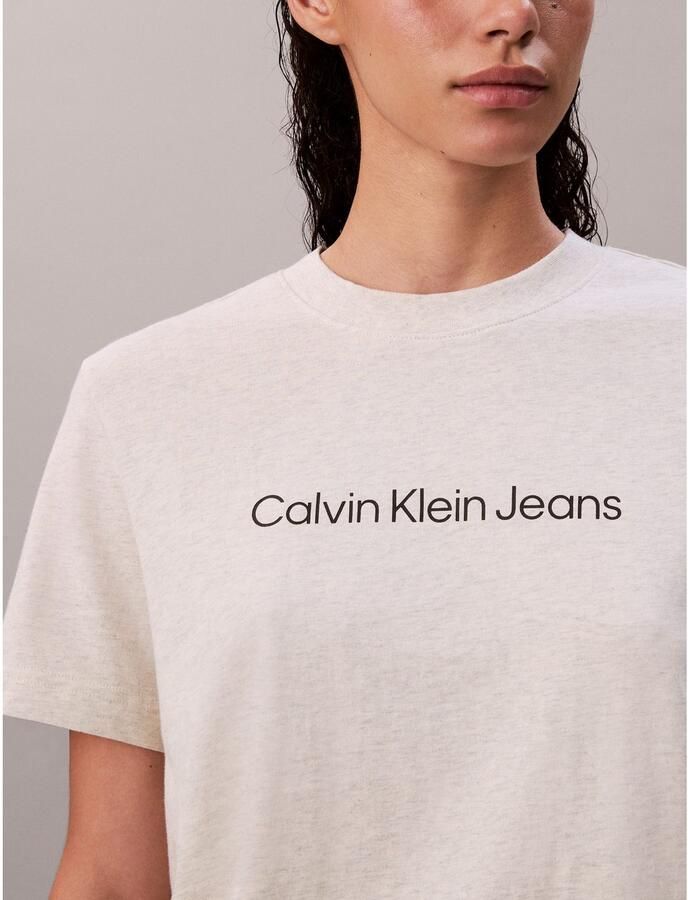 Calvin Klein T-shirt met een logo-opschrift