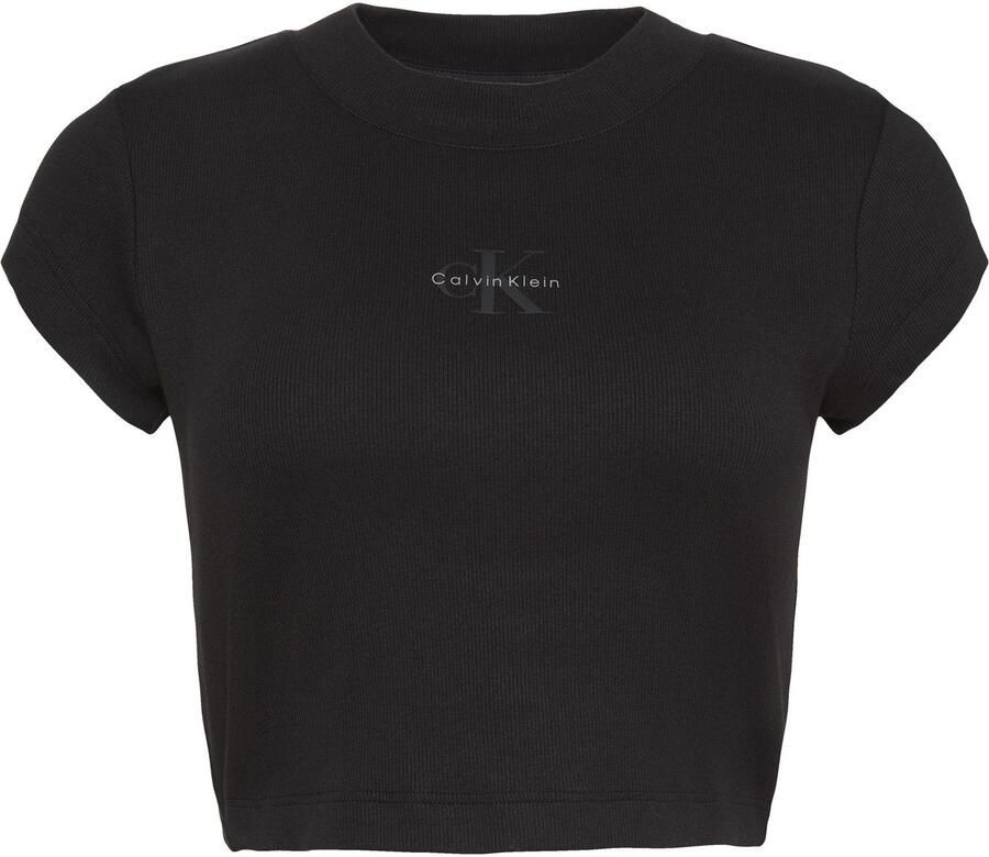 Calvin Klein Jeans T-shirt Korte Mouw MONOGRAM BABY TEE LV047AB802 - Foto 2