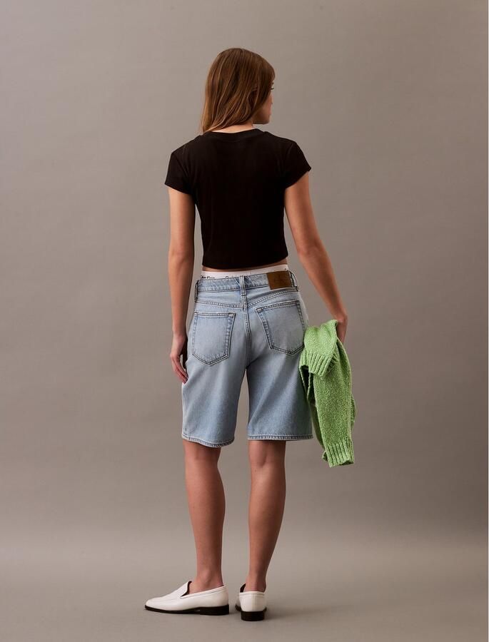 Calvin Klein Jeans T-shirt Korte Mouw MONOGRAM BABY TEE LV047AB802 - Foto 6