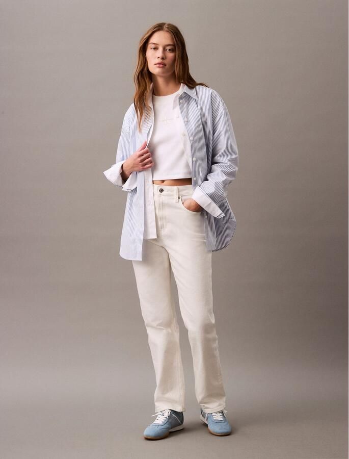 Calvin Klein Jeans T-shirt Korte Mouw MONOGRAM BABY TEE LV047AB802 - Foto 8