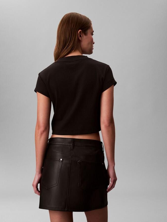 Calvin Klein Jeans T-shirt Korte Mouw MONOGRAM BABY TEE LV047AB802 - Foto 9