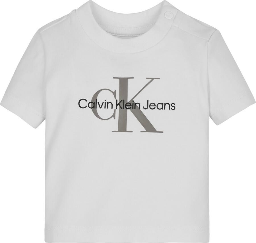 Calvin Klein T-shirt MONOGRAM SS T-SHIRT voor baby s tot 2 jaar met logo-print - Foto 9