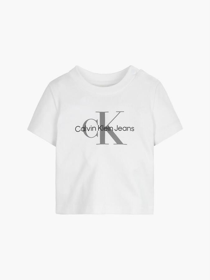 Calvin Klein T-shirt MONOGRAM SS T-SHIRT voor baby s tot 2 jaar met logo-print - Foto 7