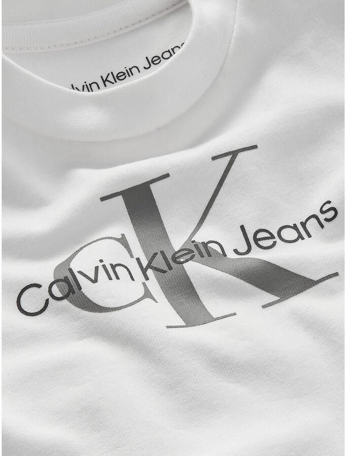 Calvin Klein T-shirt MONOGRAM SS T-SHIRT voor baby s tot 2 jaar met logo-print - Foto 2