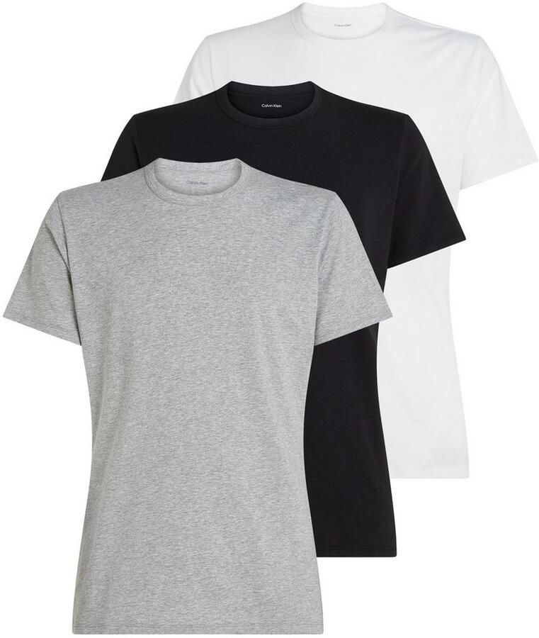 Calvin Klein Underwear T-shirt met ronde hals in een set van 3 stuks